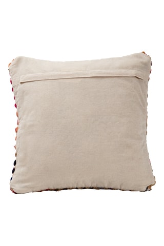 Coussin - Beige et rouge - 45 x 45 cm