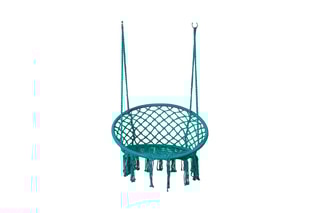 Hamac chaise macramé suspendu - 80 x 60 x 110 cm