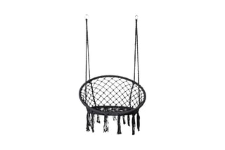 Hamac chaise macramé suspendu - 80 x 60 x 110 cm