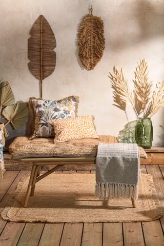 Futon de banc - Naturel - 40 x 120 cm