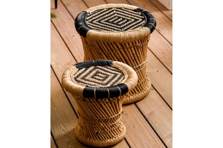 2 tabourets - 38 x 35 x 38/30 x 28 x 30 cm