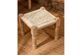 Tabouret en manguier - 40 x 35 x 40 cm