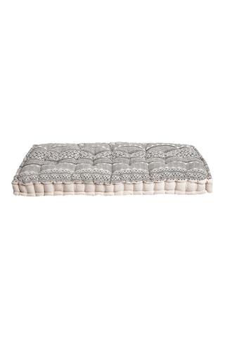 Coussin de palette - Blanc et noir - 60 x 120 x 10 cm