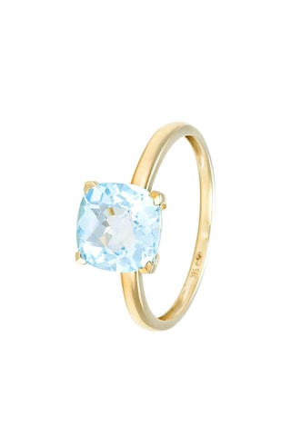 Bague Topaze Unique Or jaune et topaze