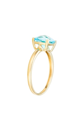 Bague Topaze Unique Or jaune et topaze