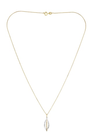 Pendentif Raffinées  Or jaune et or blanc