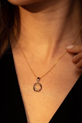 Pendentif Méli Mélo d'Or Or jaune, blanc et rose