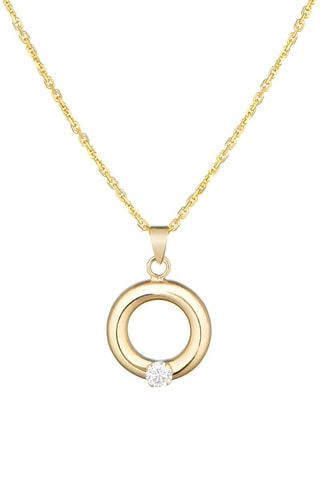 Pendentif Cercle d'or - Or jaune