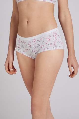 Shorty - Gris chiné et rose