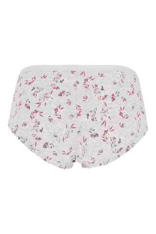 Shorty - Gris chiné et rose