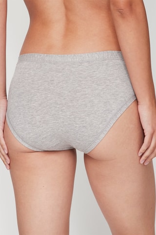 2 shortys - Gris, blanc et bleu