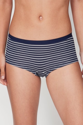 Shorty - Bleu marine et blanc