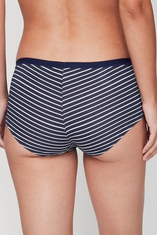 Shorty - Bleu marine et blanc