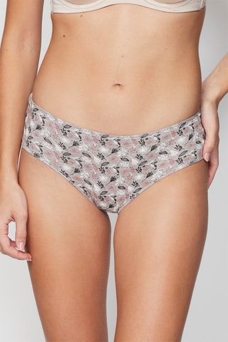 2 shortys - Taupe et rose