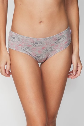 2 shortys - Rose et gris