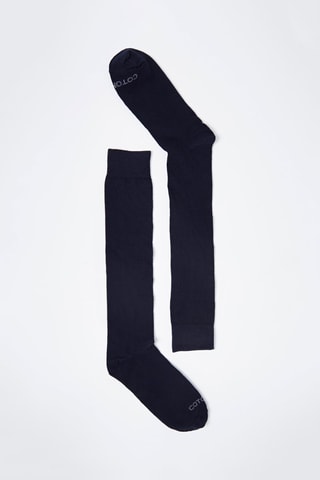 Chaussettes longues - Bleu foncé