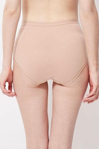 2 culottes taille haute - Beige