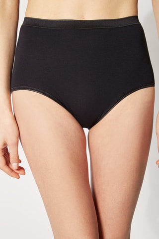 2 culottes taille haute - Noir