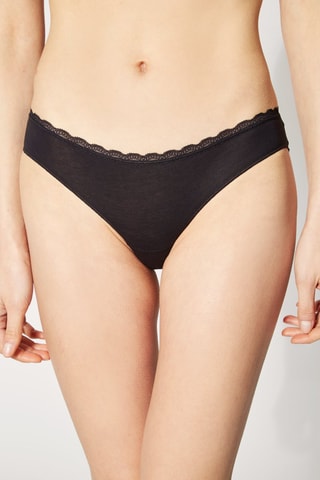 3 culottes - Noir