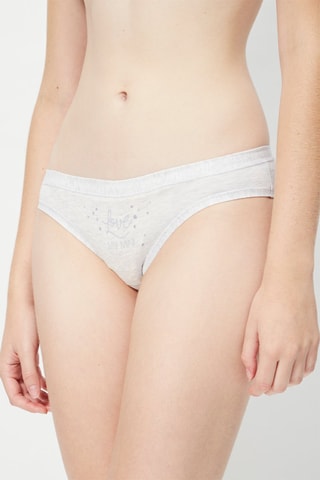 3 culottes - Blanc et gris
