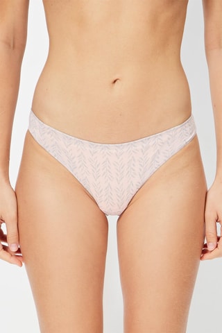 3 culottes - Blanc, rose et gris