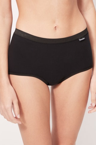 Culotte taille haute - Noir