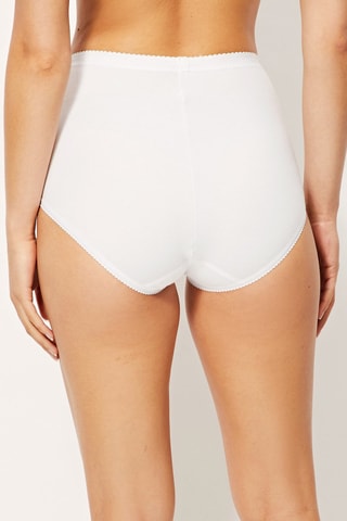 Culotte taille haute - Blanc