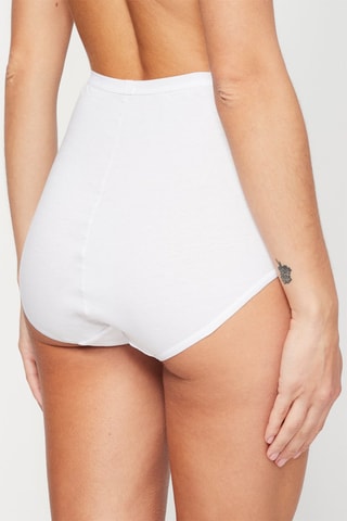 Culotte taille haute - Blanc