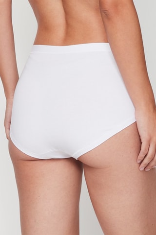 Culotte taille haute - Blanc