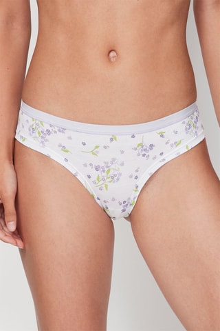 Culotte - Blanc et violet
