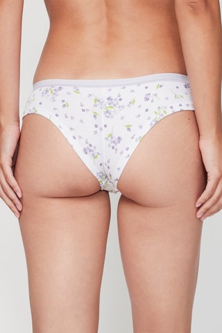 Culotte - Blanc et violet
