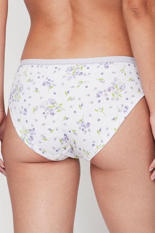 Culotte - Blanc et violet
