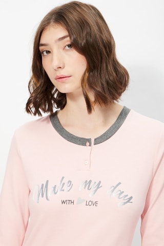 Pyjama - Rose et gris