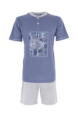 Pyjama - Bleu et gris clair
