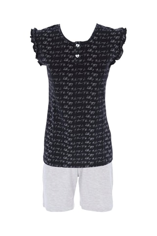 Pyjama - Noir et gris clair
