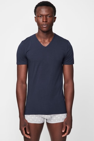 T-shirt - Bleu foncé