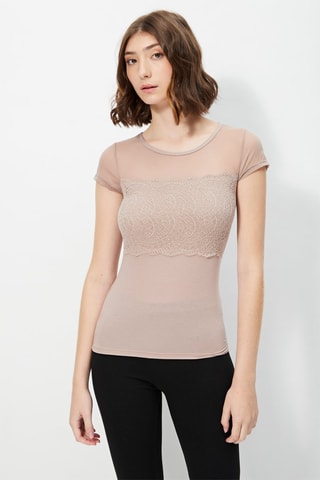 T-shirt - Beige