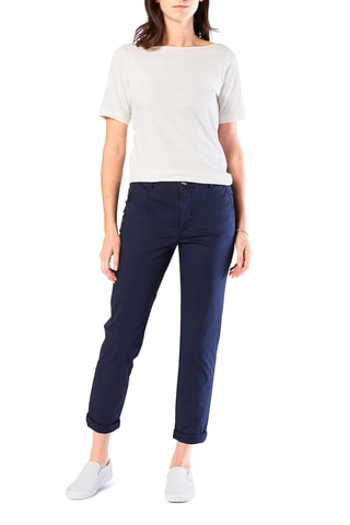 Pantalon chino slim - Bleu marine