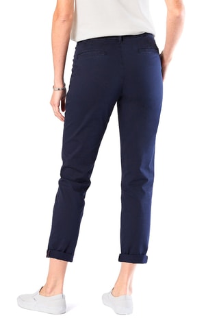 Pantalon chino slim - Bleu marine