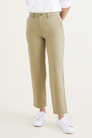 Pantalon chino droit - Beige