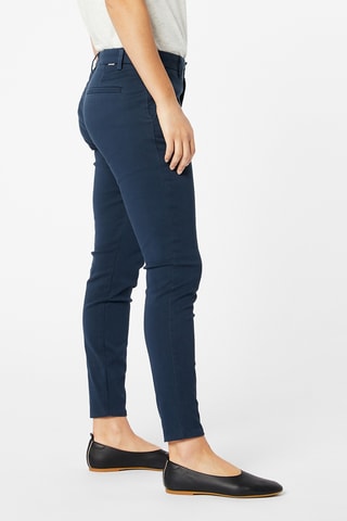 Pantalon chino skinny - Bleu marine