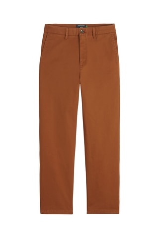 Pantalon chino droit - Caramel