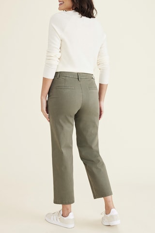 Pantalon chino droit - Kaki