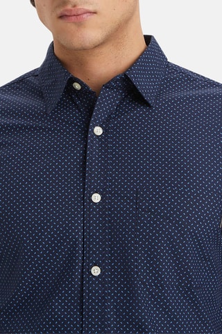 Chemise slim - Bleu marine