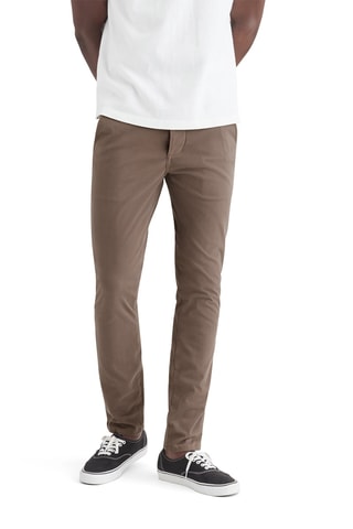 Pantalon skinny - Marron