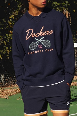 Sweat en coton biologique - Bleu marine