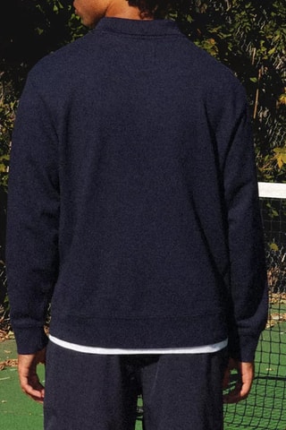 Sweat en coton biologique - Bleu marine