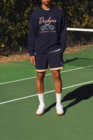 Sweat en coton biologique - Bleu marine