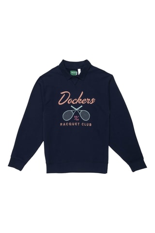 Sweat en coton biologique - Bleu marine