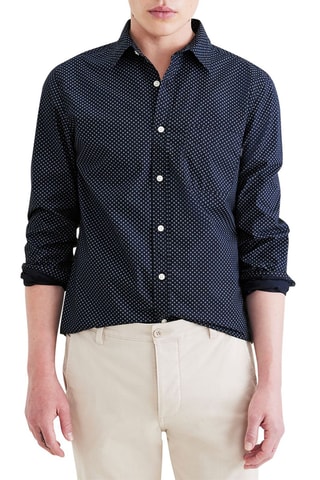 Chemise slim - Bleu marine